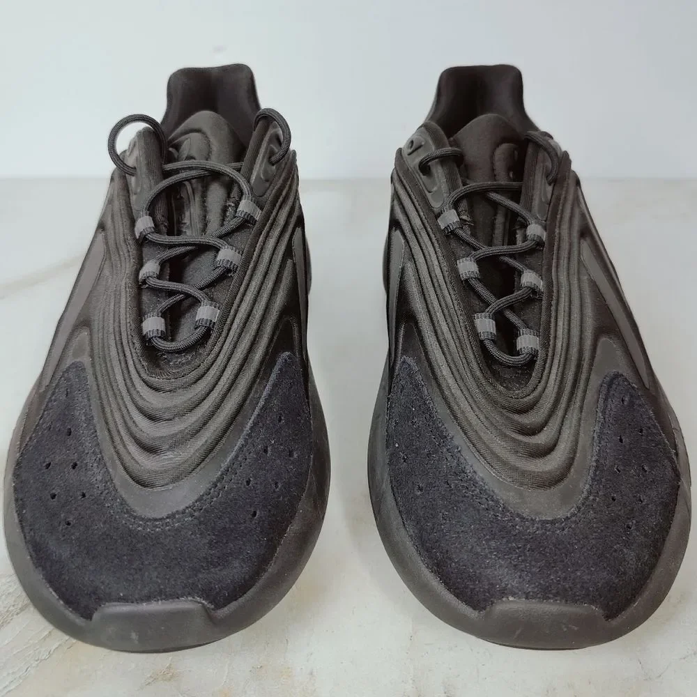 NWOT Adidas Men's Ozelia 'Black Carbon' Sneakers, Sz 7.5